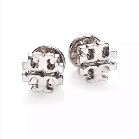 Tory Burch Jewelry - Tory Burch Silver T-Logo Studs